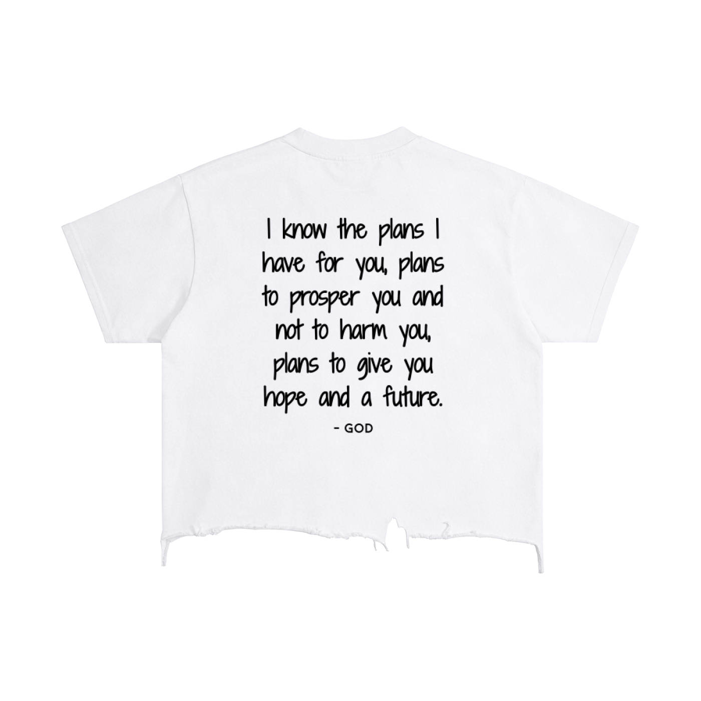 Chosen™ Distressed Hem Statement Tee