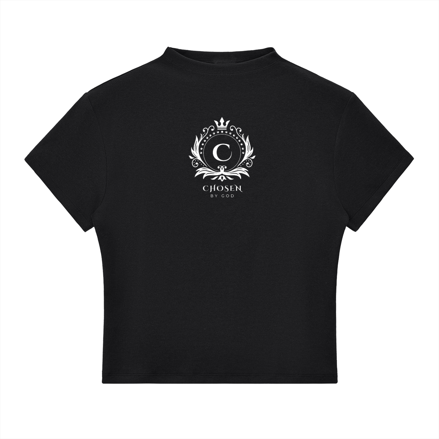 Chosen™ Crest Mock Neck Tee – Tahiri Reign Enterprises