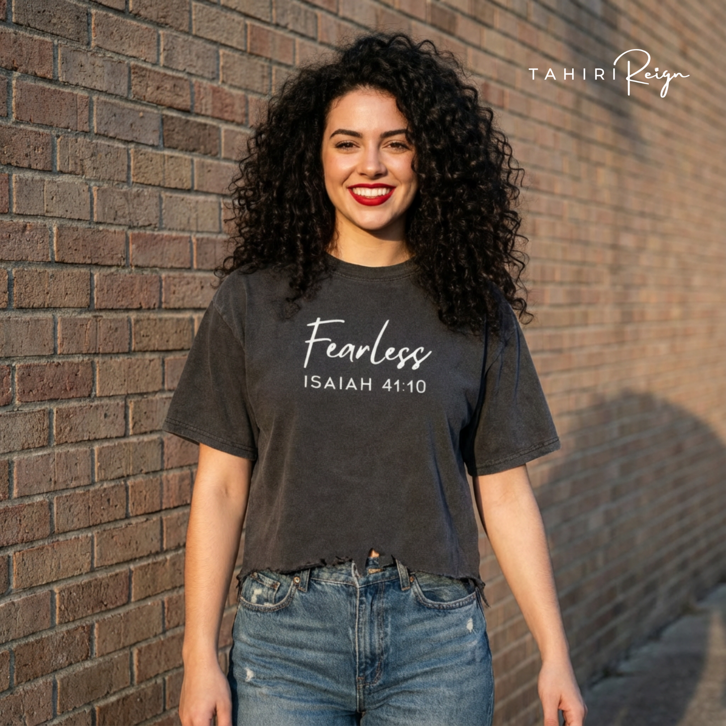 Fearless™ Scripture Statement Tee (Isaiah 41:10)