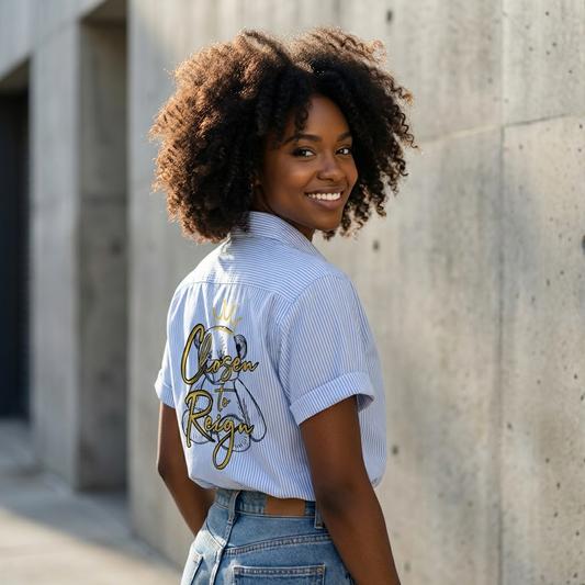 Chosen™ Vertical Stripe Boxy Shirt