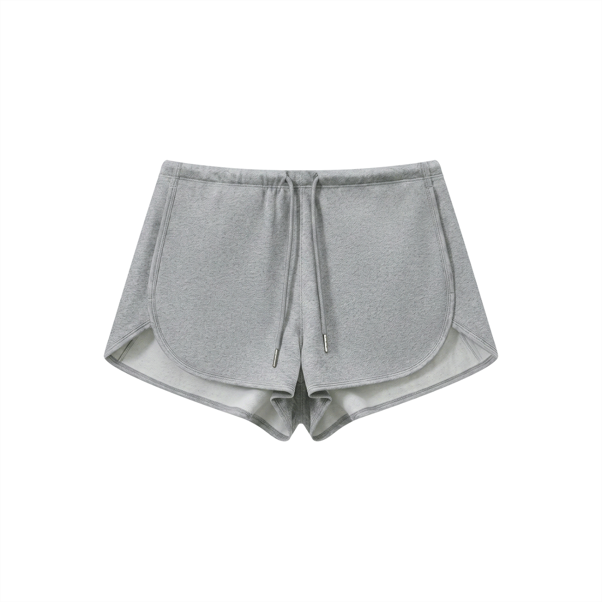 Women's Drawstring Shorts FLOWER GRAY
