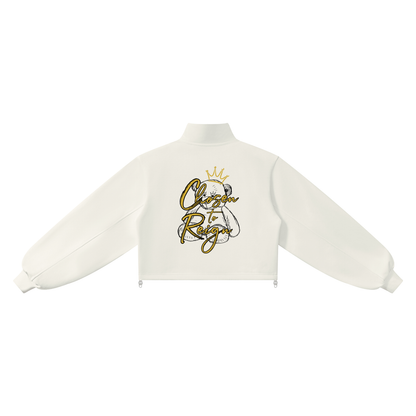 Chosen to Reign™ | Luxe Cropped Lounge Set IVORY