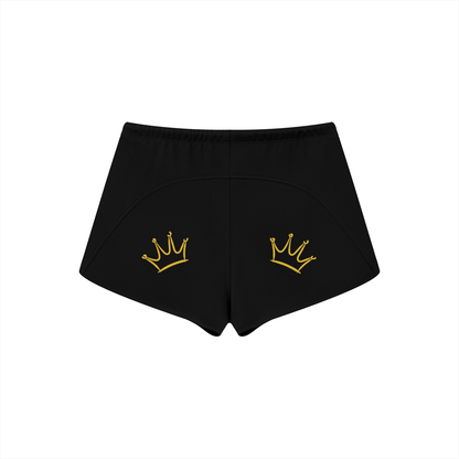 Women's Drawstring Shorts BLACK