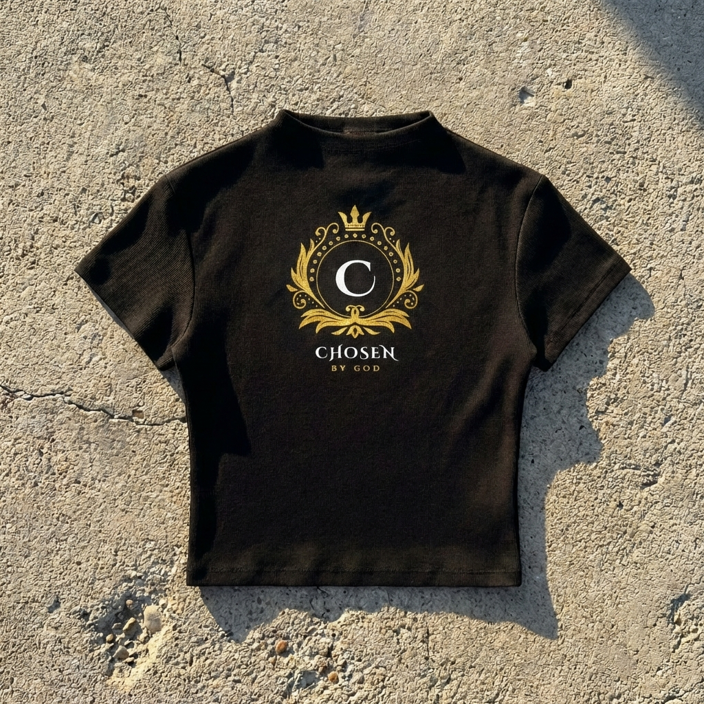 Chosen™ Crest Mock Neck Tee