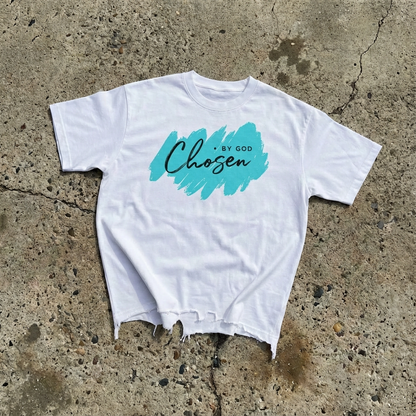 Chosen™ Distressed Hem Statement Tee